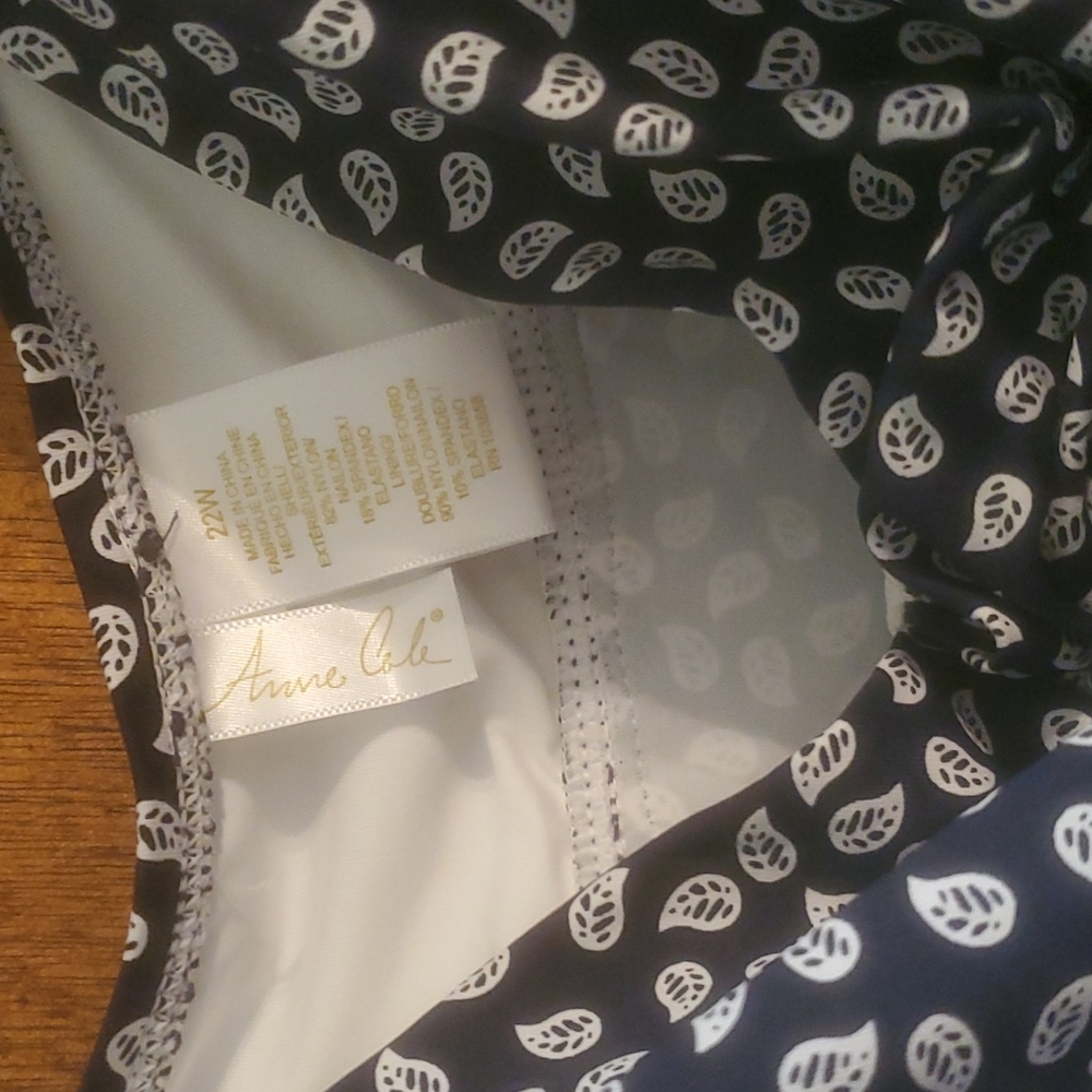 Twist front bandeau style tankini top.